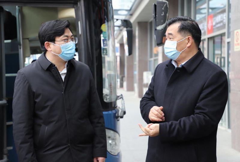 市委常委、武進區(qū)委書記喬俊杰督查武進汽車站春運及疫情防控工作